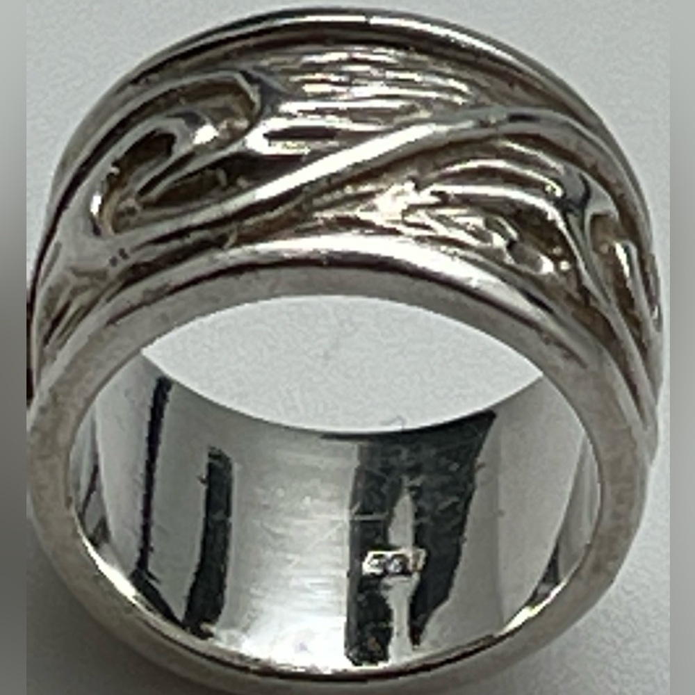 CLASSIC STERLING SILVER RING - Picture 3 of 6